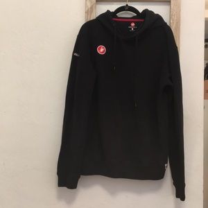 XL Castelli sweater hoodie black